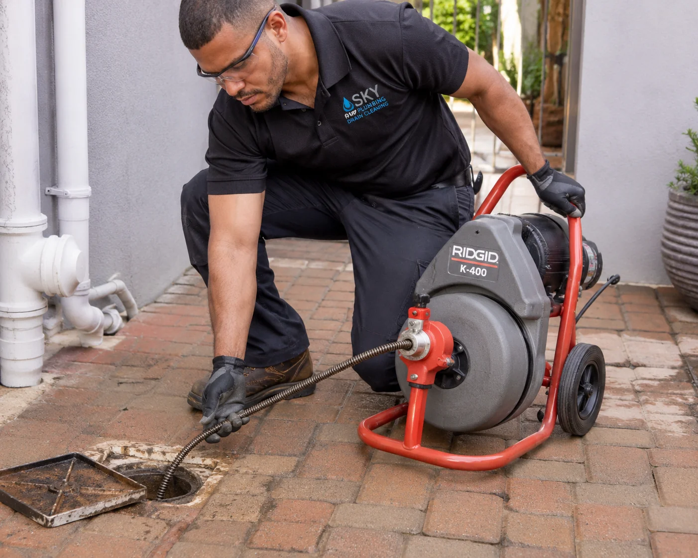 Drain camera inspection using advanced CCTV technology